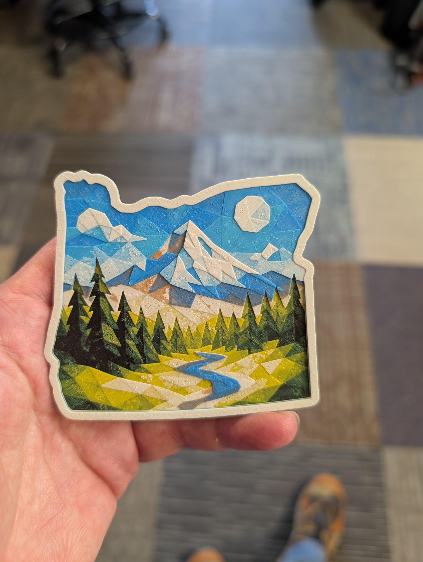 Oregon Magnet (Premium Print)